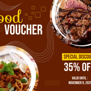 E - Voucher Makanan 35% Off